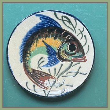 Assiette Puigdemont motif Poisson 4